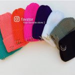 کلاه بافت پیرسینگ دار