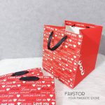 بگ هدیه قرمز طرح I LOVE YOU