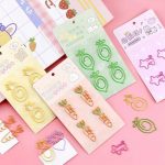 ست ۴ عددی گیره کاغذ طرح سبزیجات