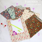 تخته شاسی A4 طرح گل گلی