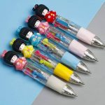 مینی خودکار ۴ رنگ طرح دختر ژاپنی