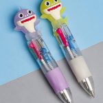 مینی خودکار ۴ رنگ طرح کوسه baby shark