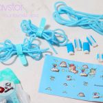 ست کاور و محافظ کابل شارژ طرح یونیکورن آبی