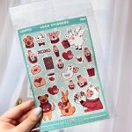 استیکر A5 فانتزی 034