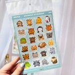 استیکر A5 فانتزی 020