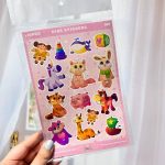 استیکر A5 فانتزی 019