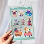 استیکر A5 فانتزی 044