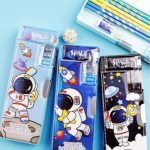 جامدادی کتابی دوطرفه XPM طرح فضانورد کد 533-11