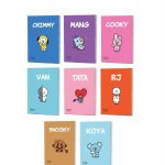 دفتر خط دار 40 برگ سری BTS کد 310