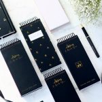 سررسید تو دو لیستی 8 * 17 سیمی مشکی 1403