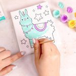 ست بوم نقاشی و گواش طرح کیوت کد D-4236