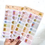 استیکر نام ضدآب و دولایه طرح جوجه اردک