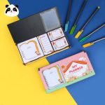 ست برگه نوت جعبه چوبی - Image 2