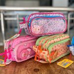 جامدادی 3 زیپ پیکسل دار سویل کد 4012