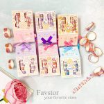 ست 10 عددی چسب واشی پاپیونی طرح دختر کد SZ/111 - Image 7