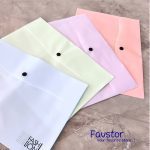 پوشه دکمه دار A4 پاستلی Vende طرح FASHION کد 9602