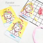 بگ هدیه پارچه‌ای سر جمع شو طرح یونیکورن