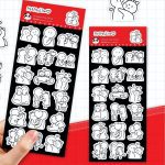 استیکر طرح عاشقانه Mr & Mrs Line