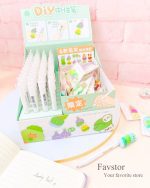 روان نویس کلیکی کلیپس سیلیکونی KUKI طرح سبزیجات Fruit Eden کد KK_7125 - Image 6