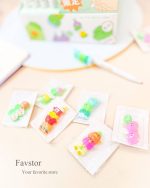 روان نویس کلیکی کلیپس سیلیکونی KUKI طرح سبزیجات Fruit Eden کد KK_7125 - Image 2