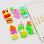 روان نویس کلیکی کلیپس سیلیکونی KUKI طرح سبزیجات Fruit Eden کد KK_7125 - Image 4