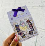 ست 10 عددی چسب واشی پاپیونی طرح دختر کد SZ/111 - Image 10