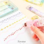 ست 3 عددی هایلایتر و مهر غلطکی kakumi طرح دختر کد 12015