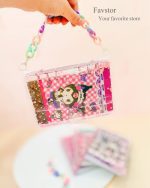 مینی کلاسور جلد شفاف آکواریومی بنددار طرح کرومی - Image 2