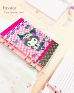 مینی کلاسور جلد شفاف آکواریومی بنددار طرح کرومی - Image 5