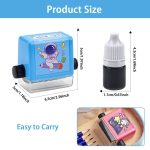 ست مهر غلطکی تمرین ریاضی و جوهر LiZAO طرح فضانورد - Image 8