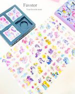 ست 96 عددی شیت استیکر شفاف میکس کد CYK-801 - Image 2