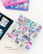 ست 96 عددی شیت استیکر شفاف میکس کد CYK-801 - Image 5