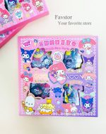 ست 96 عددی شیت استیکر شفاف میکس کد CYK-801 - Image 7