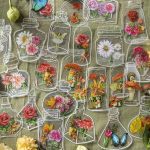 ست 20 عددی استیکر شفاف بوک مارکی گل خشک YD سری Romantic Season کد YD-GH01 - Image 4