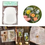 ست 20 عددی استیکر شفاف بوک مارکی گل خشک YD سری Romantic Season کد YD-GH01 - Image 11