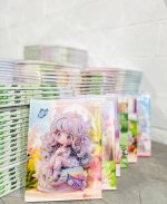تابلو بوم نقاشی الماسی طرح دختر آبنباتی سایز 30*23 سری 3DZ - Image 2