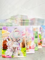 تابلو بوم نقاشی الماسی طرح دختر آبنباتی سایز 30*23 سری 3DZ - Image 3