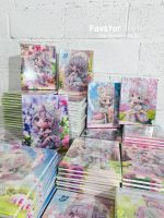 تابلو بوم نقاشی الماسی طرح دختر آبنباتی سایز 30*23 سری 3DZ