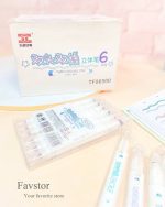 ست 6 عددی ماژیک و خودکار دوسر و دوبل لاین TIZO سری TWIN & DOUBLE LINER کد TF86500 - Image 5