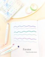 ست 3 عددی ماژیک و خودکار دوسر و دوبل لاین TIZO سری TWIN & DOUBLE LINER کد TF86500 - Image 2