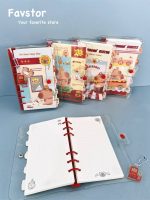 صفحه داخلی مینی کلاسور جلد شفاف شامل کاغذ خط‌دار و شطرنجی