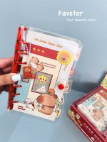 مینی کلاسور جلد شفاف مناسب برای ژورنال نویسی و برنامه‌ریزی روزانه