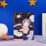 دفتر جلد پفکی JUNGU طرح خرگوش فضانورد WANDER UNIVERSE کد 6019 - Image 4