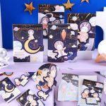 دفتر جلد پفکی JUNGU طرح خرگوش فضانورد WANDER UNIVERSE کد 6019