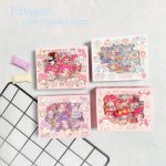 ست 8 عددی شیت استیکر شفاف طرح کرومی و Sanrio سری SZ/200