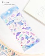 استیکر ژله ای شفاف SHAN LE سری Summer drop کد SL_ABJ - Image 3