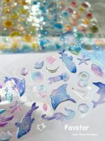 استیکر ژله ای شفاف SHAN LE سری Summer drop کد SL_ABJ - Image 2