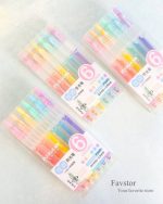 ست 6 عددی ماژیک و هایلایتر کلیکی ZUIXUA کد F0649