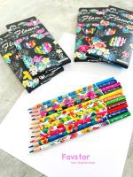 مدادرنگی 12 رنگ YaLong طرح گل Flowers کد YL231057-12 - Image 6