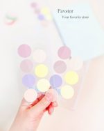 ست استیک نوت شفاف طرح دایره کد 8860 - Image 5